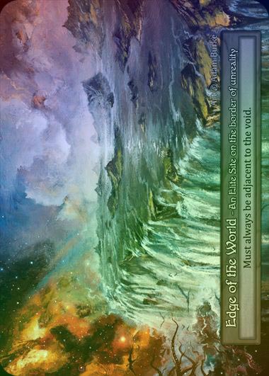 【FOIL】[Site] Edge of the World [beta-Elite]